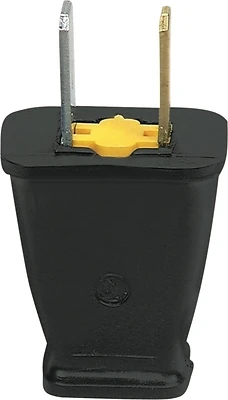 Cooper Wiring SA540 Cord Plug, Black, 15A 125V