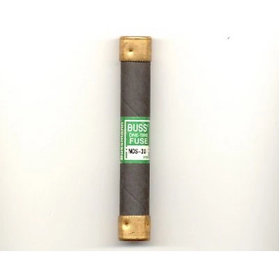 Nos-30 One-time Cartridge Fuse 30 Amp 600 Volt Ac General Purpose