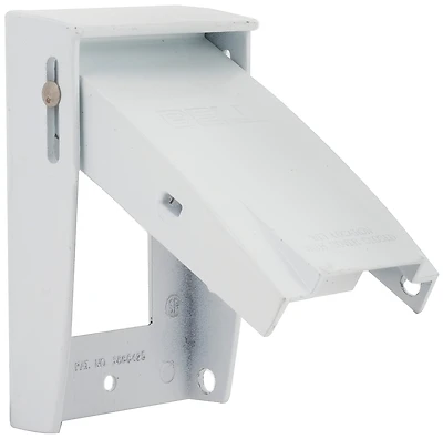 Bell Rayntite 5028-6 Weatherproof Cover For 1-gang Gfci Receptacles, White