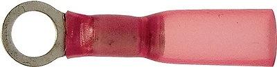 65704 Vinyl-insulated Ring Terminal, 22 To 18 Awg, Copper Contact, Red