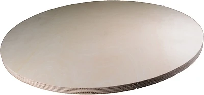 Round Plywood 3/4 In Thick, 23-3/4 In Wide, Model Plyrnd3/4x23-3/4