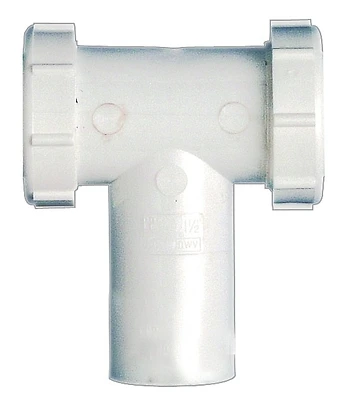 1-1/2 In. Center Outlet Waste Tee Model Pp20667 - Plastic Construction