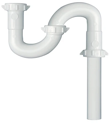 1-1/2 Inch Plastic S-trap With Slip Joint Connection, Model Pp20663