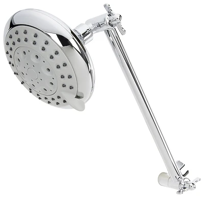 K730cp 5-function Adjustable Arm Showerhead, Polished Chrome, 4-3/4 In Diameter