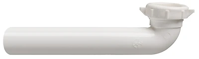 Pp101w Waste Arm 1-1/2 Inch Diameter X 7 Inch Length, Plastic, Slip Joint