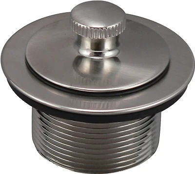 Plumb Pak PP62-3DSBN Lift and Turn Tub Drain Plug, Brushed Nickel