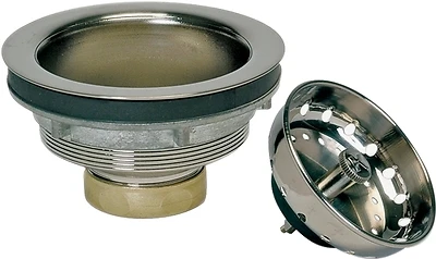 Keeney K5435DSBN Basket Strainer, Stainless Steel, Brushed Nickel, 3-1/2 In.