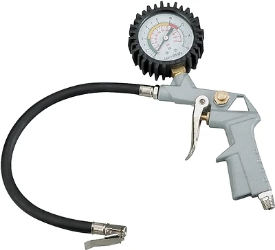ProSource DQ1103L Tire Inflator With Gauge, 0-220 PSI, Die-Cast Body