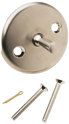 Plumb Pak PP826-1BN Tub Trip Lever Faceplate, Brushed Nickel