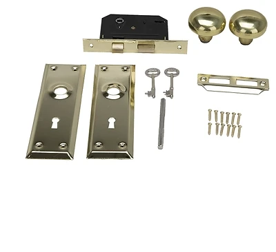 Mortise Lock Kit, Polished Brass, Model 6870372-3l