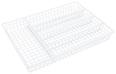 Simple Spaces JI-18W-3L Storage Tray, 14 In W X 10-1/4 In D, Steel