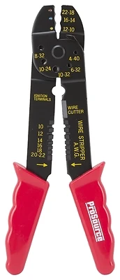 8-inch Wire Stripper, Cutter, And Crimper With Cushion Grip Handle