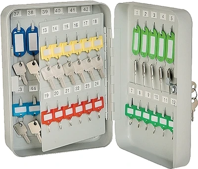 Ts0070-3l 48-key Box, 9.84 X 7.09 X 3.15-inch, Durable Steel Construction