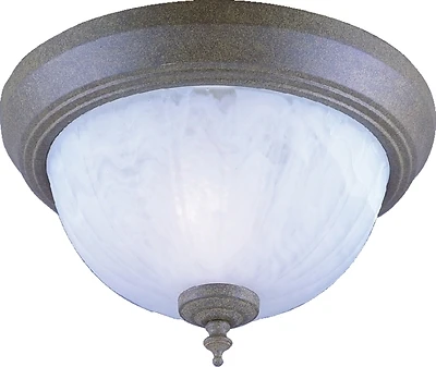 F202cs01-8031mb3l 1-light Cobblestone Flush Ceiling Fixture
