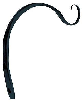 Landscapers Select GF-3022 Hanging Plant Hook, 5-3/4 In., Black Powder-Coated
