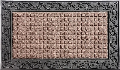 Simple Spaces 08ABSHE-30 Door Mat, 36 In L X 22 In W, Polypropylene