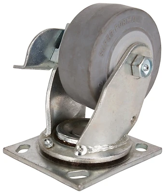 Jc-t02 Heavy-duty 4 Inch X 2 Inch Swivel Plate Caster With Brake