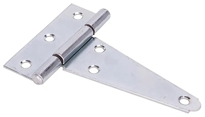 Hth-z04-013l 4 In. Heavy Duty T-hinge, Zinc Plated, Pack Of 10