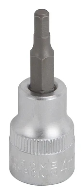 4mm 3/8 Drive Hex Bit Socket - Chrome Vanadium Steel