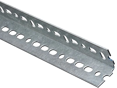 National Hardware N341-115 Slotted Steel Angle, 1-1/2 x 96 In., Galvanized