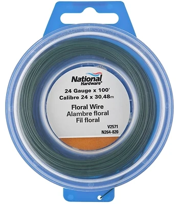 Floral Wire, 24 Gauge Steel, 100 Ft.