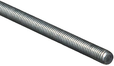 National Hardware N179-614 Threaded Steel Rod, 7/16-14 x 72 In.