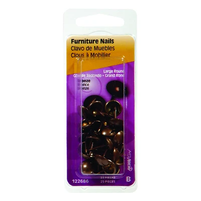 Upholstery Nail, Bronze, 25-Pk.