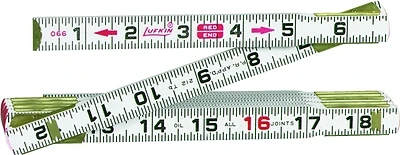 Crescent Lufkin 066FN Inside-Read Wood Rule, 6 Ft., SAE