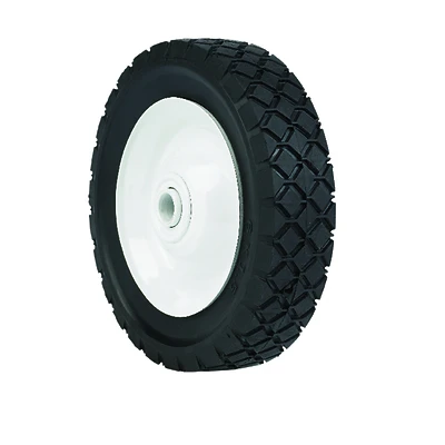 Universal Offset Hub Replacement Lawn Mower Wheel, Steel, 6 In.