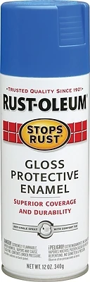Rust-Oleum 7724830 Stops Rust Spray Enamel, Sail Blue Gloss, 12 Oz