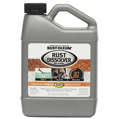 Rust-Oleum 293617 Rust Dissolver, Water-Based, 1-Qt.