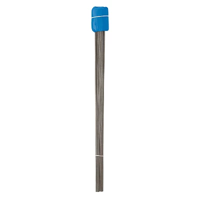 21 In. Blue High Visibility Stake Flags, 100 Pk, Steel Wire Stem, Model 78-001