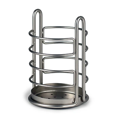 Utensil Holder, Satin Nickel
