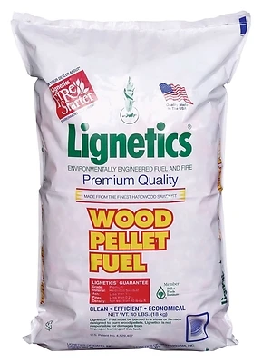 Lignetics FG10 Premium Wood Pellet Fuel, 40 Lbs.