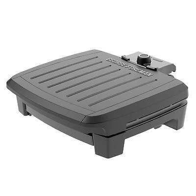 George Foreman Contact Submersible Indoor Grill, Black