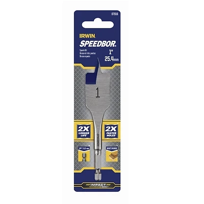 Irwin 87916 Speedbor Spade Drill Bit, 1 In. x 4 In., Hex Shank