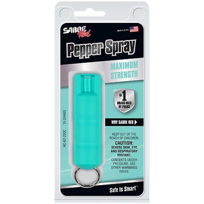 Sabre Red HC-MT-23OC Pepper Spray Gel with UV Dye, Key Ring, 0.54 oz