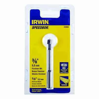 Irwin Marples 1966895 Forstner Wood Boring Drill Bit, 3/8 In.