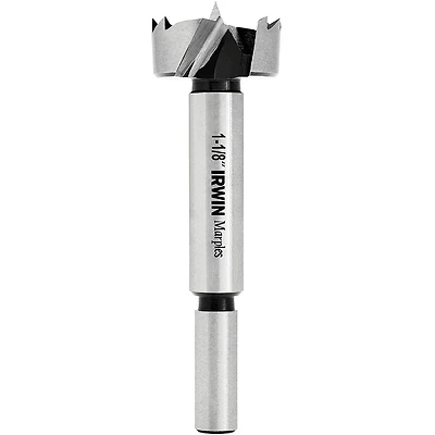 Irwin Marples 1966931 Forstner Drill Bit, 1-1/8 In. Dia, 3-1/2 In. OAL