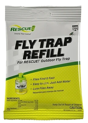 Rescue FTA-DB12 Fly Trap Attractant, Solid, Musty, 0.51 oz Refill Pack