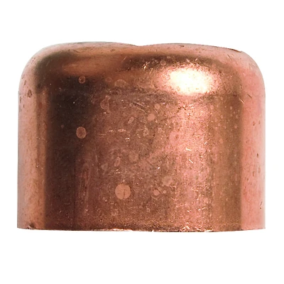 Nibco Copper Pipe Cap, 3/8 In. C, Sweat Fitting