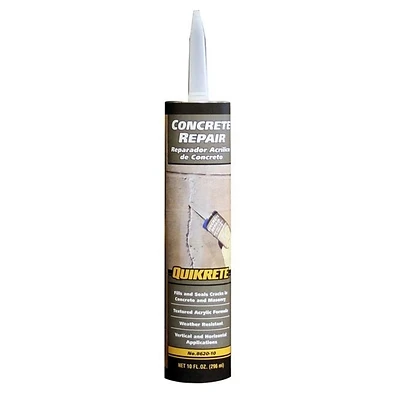 Quikrete 862010 Concrete Repair, White, 10 Oz