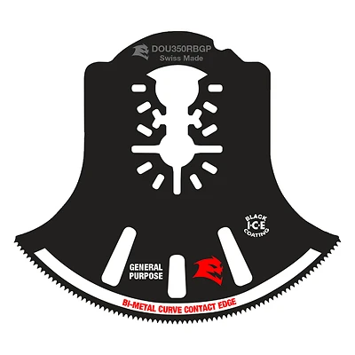 Diablo DOU350RBGP Bi-Metal Oscillating Tool Blade, General-Purpose, 3-1/2 In.