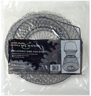 18 In. D. X 13 In. Dia. Round Wire Fish Basket B666