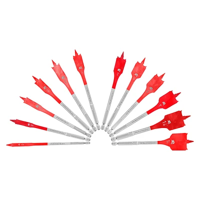 12-Pc. SPEEDemon Spade Drill Bit Set