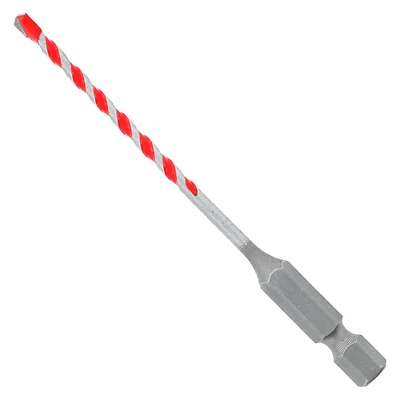 Diablo SPEEDemon DMARG1010 Hammer Drill Bit, 1/8 in Dia, 3 in OAL, Percussion, U-Flute Flute, 10 mm Dia Shank, Hex Shank