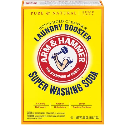 Arm & Hammer 03020 Laundry Detergent, 55 oz Bo, Powder