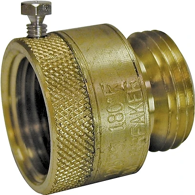 Low Lead Backflow Preventer Vacuum Breaker 3/4" Hose Thread Outlet
