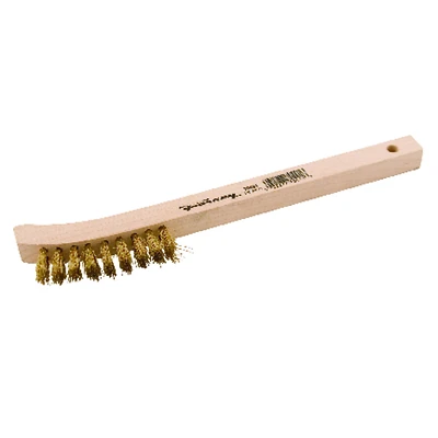 Forney 70491 Wire Scratch Brush, Brass, 8-5/8-In.