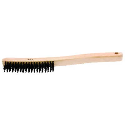 Forney 70504 Wire Scratch Brush, Carbon Steel, 13.75-In.